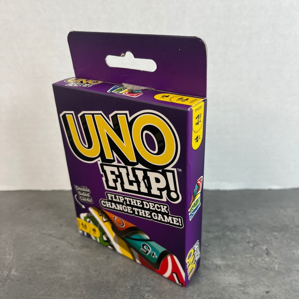 UNO FLIP Card Game Double Sided Cards Flip‎ the Deck Change the Game Brand New